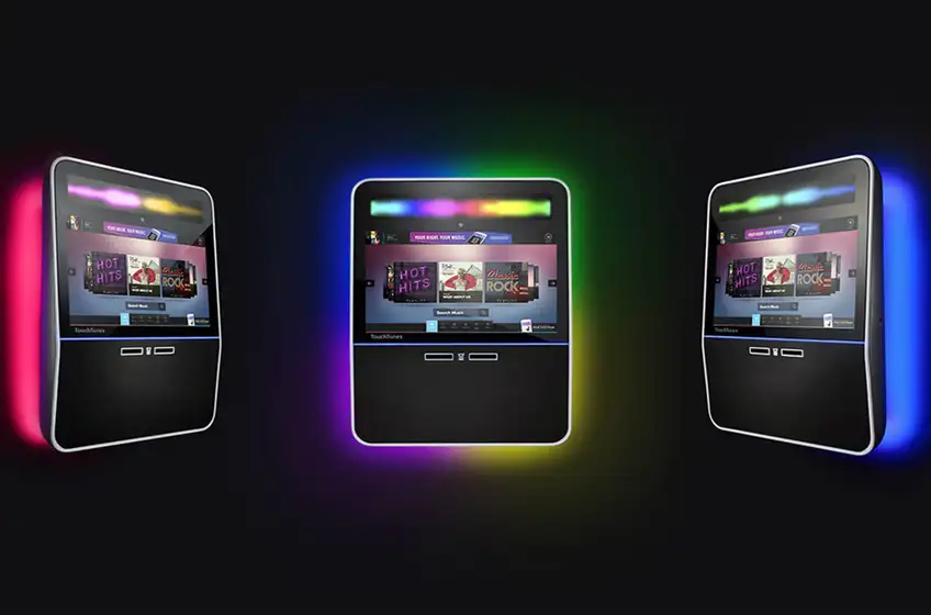 Freestanding and Wall Mounted Digital Jukebox Rental